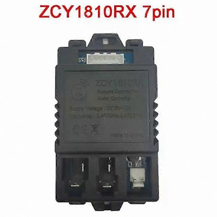 6-12V Kontrolboks til børnelegetøjsbil med 5-Pin & 7-Pin Fjernbetjeningsmodtager [DB] ZCY1810RX 7pin