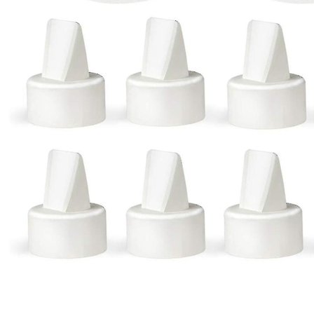 [6-pack] Papablic Duckbill-ventiler för Spectra och Medela, utbytbara Duckbill-ventiler för Spectra S1 Spectra S2-ventiler och Medela Pump In Style, 