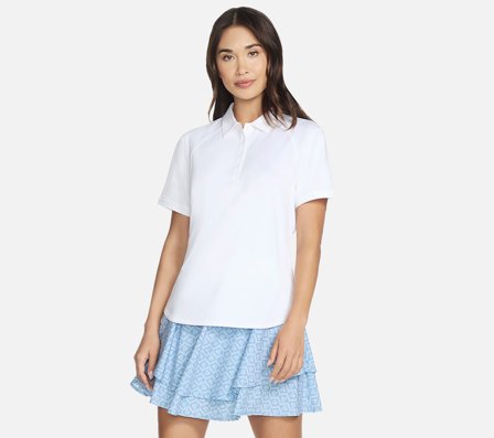 Skechers, GO DRI Swift Club Polo, XL, Hvid, Dame
