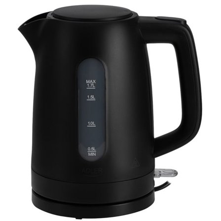 Vattenkokare med 1,7 liters kapacitet och STRIX-säkerhetssystem - Svart