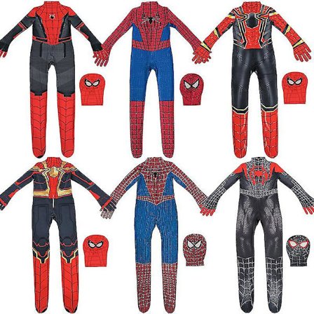 Flash# Spider-man Bodysuit Suit Myers Cos Suit Expeditionsanimation Cosplay kostym för barn