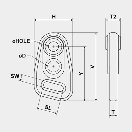 Seldén HEAD BOARD 25 (546-251)