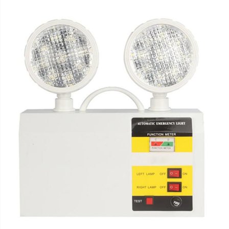 Nödbelysningslampa - TD - LED med dubbelt huvud - 5W - 100LM - IP20