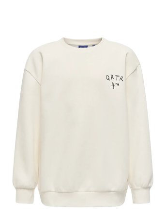 Osjkyrie Over Ls Swt Noos Cream ONLY & SONS