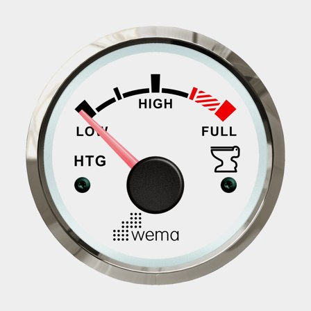 Septiktanksinstrument 240-30 ohm vit Silverline