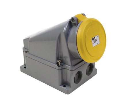 Garo UI 263-4 S + RU Stikkontakt IP44, 3-polet, 63 A Gul, 4 h, Stikkontakter & kabler