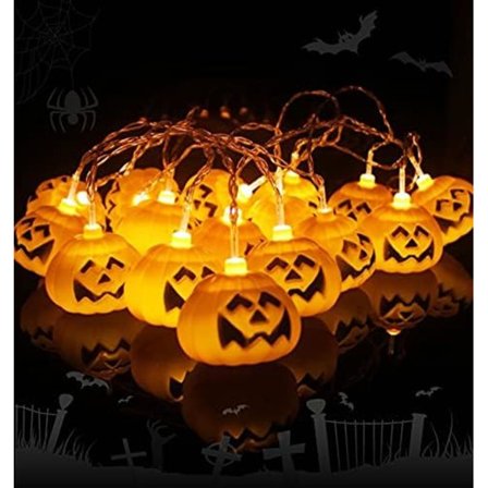 Kurpitsa Valot, LED-Keijuvalot, Kurpitsa LED-Keijuvalot, Koristeet Lyhdyt Jouluvalot 10 LED