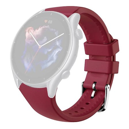 22mm Silikonklockarmband för Huami Amazfti Gtr 4/gtr 3/gtr 3 Pro / Huawei Watch Gt 3 42/46mm