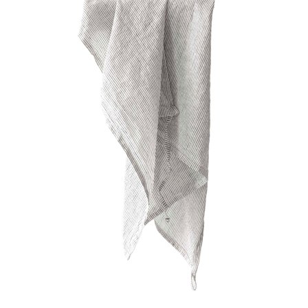 Tell me more Viskestykke i hør 50x70 cm, pinstripe | KitchenOne