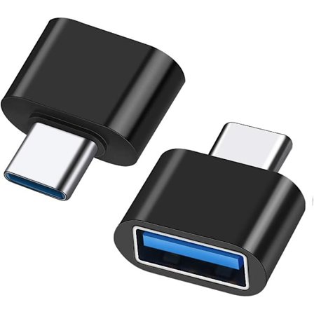 Adapter (2-pakning) USB C til USB A (OTG) USB Type C-adapter for MacB