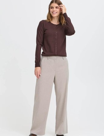 Fransa Frzubasic 60 Cardigan - Brown - L