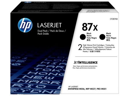 HP Toner CF287XD 87X 36K Svart 2/FP - Lyreco - Toner och bläck - Tonerkassetter - Toner HP