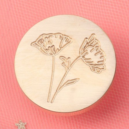 Forsegling Kobberhoved voksforseglingsstempel 4 4