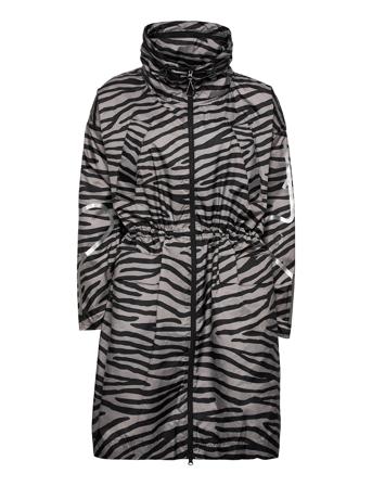 Parka Metallic Print Jacket W Grey Adidas By Stella McCartney