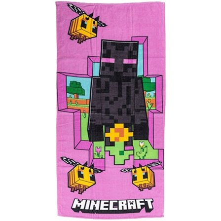 Minecraft Cherry Grove badlakan & strandhandduk 70×140 cm