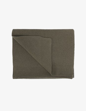 Merino Wool Scarf - Dusty Olive - One Size