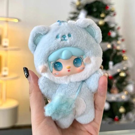 Yooki Bite Bear Blind Box Ornaments - Sødt Anime vedhængslegetøj til piger, mystisk gavedekoration