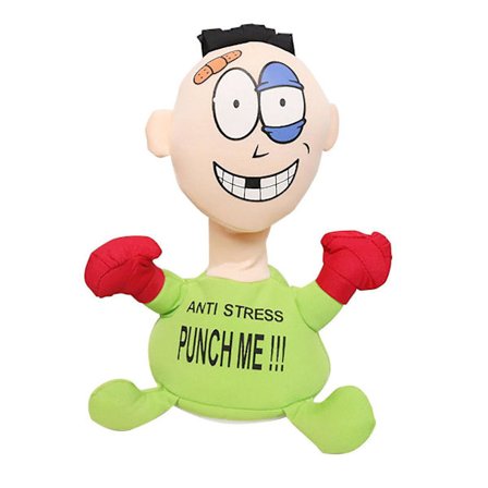 Slå Skurken Slå Mig Elektrisk Plyslegetøj Ventil Skrigende Grøn