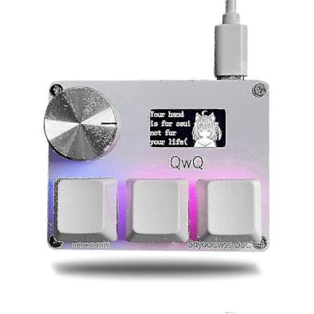 2025 Sayodevice Osu O3c Rapid Trigger Hall Switch Magnetisk Lineært Bryter Tastatur med Dreieknapp og Skjerm, Kopier Lim Inn, Snarvei, Makro Hotsw...