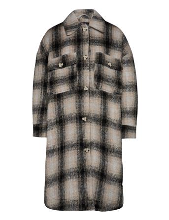 Nejla Shirt Jacket Outerwear Coats Winter Coats Grå Gina Tricot