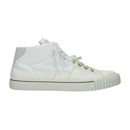 Maison Margiela, Sneakers Leather White Wit, Heren, Maat:43 EU