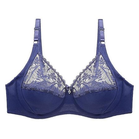 Blonde sexet dame bh solid hul ud undertøj kvinder ultratynd tyk c d skål soutien gorge plus size lingeri