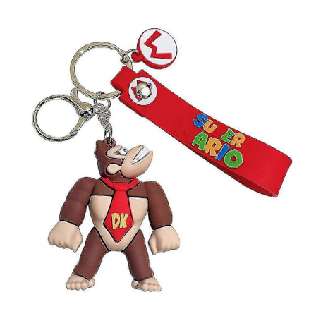 Super Mario Brothers Inspireret Nøglering - Tegneserie Anime Mario Yoshi Nøglerings Vedhæng Taske Charm Gaver til Voksne Børn Fans F