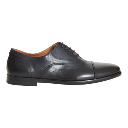 Doucal's French leather washed leather building construction Blå, Herre Business Sko, Størrelse: 39 EU