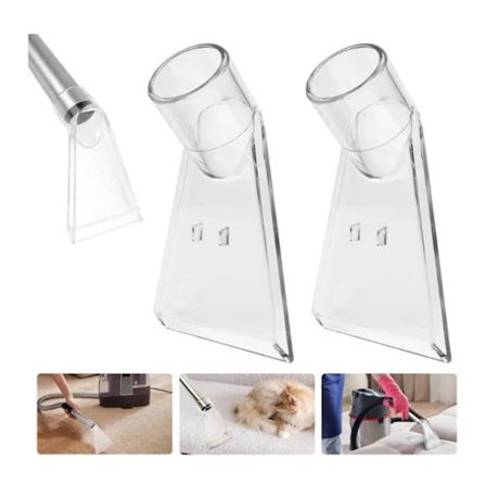 2 stk. 38 mm vandstøvsugerdyse, shampoodyse til støvsuger, plastikindsprøjtningssugekop, støvsugerdyse