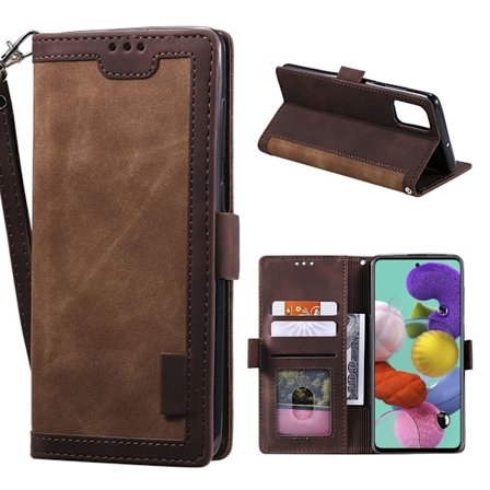 Surburbian Samsung Galaxy A51 flip etui - Brun