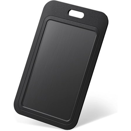 3 kpl Liukuva ID-korttikotelo Kova Musta Pystysuora Muovikorttikotelo Suojapussi Läpinäkyvällä Ikkunalla Toimisto Koulu ID Luottokortti Läheisyysavain