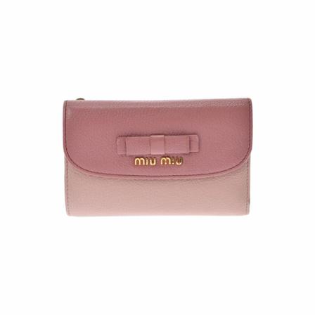 Miu Miu Pre-owned, Wallets & Cardholders Roze, Dames, Maat:ONE Size