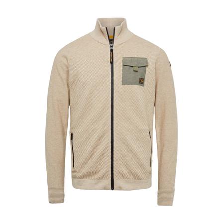 PME Legend Zip-through , Beige , Heren , Maat: 3XL Hoodies & sweatvesten