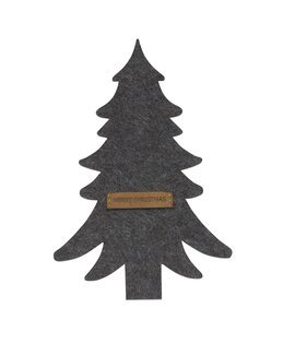 Bestickhållare Merry 4-pack Mörkgrå - Jul - Fondaco