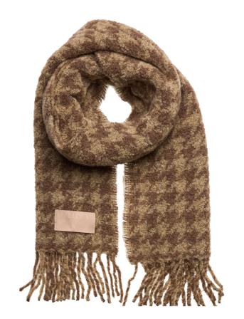 Houndstooth Scarf Accessories Scarves Winter Scarves Beige Filippa K*Betinget Tilbud