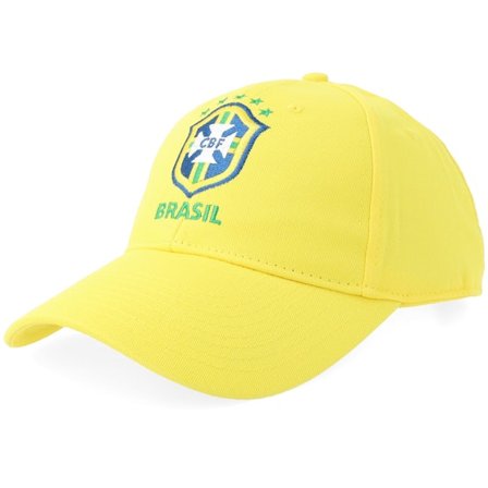 Fan Ink - Football Gul adjustable Caps - Football Beyond Borders Brazil Yellow Adjustable @ Hatstore