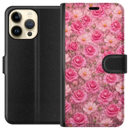 Yhteensopiva Lompakkokotelo Apple iPhone 15 Pro Max Petal Reverie Blush Rose