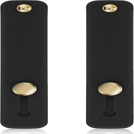 Almindeligt silikone fingerstativ til mobiltelefoner, egnet til de fleste smartphones (2, sorte)