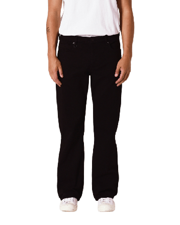 Neuw Julian Flare Nero Black Byxor Herr Svart w30l32