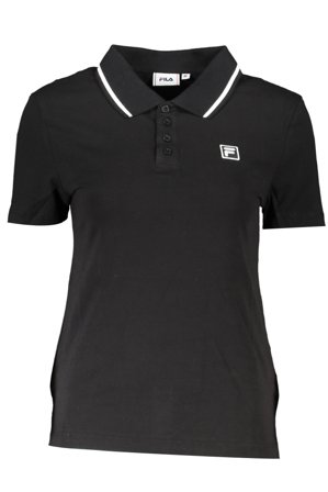 Fila Polo Maniche Corte Donna Nero