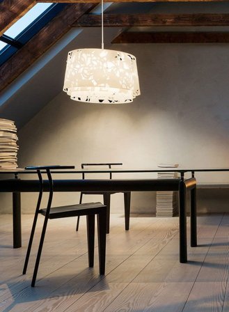 Collage 600 taklampe - hvit