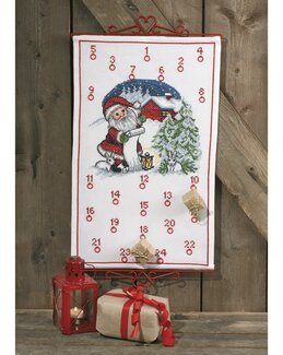 Broderikit Kalender Nisser & Kaniner - Permin