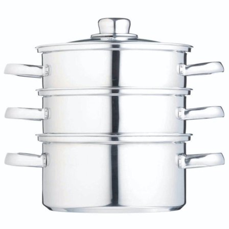 Kitchen craft Three Tier Höyrykeitin 16 cm, 3 kerrosta
