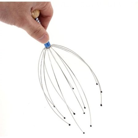 Huvud Massager Nack Koppla av Massage Bläckfisk Hårbotten Stress Koppla av