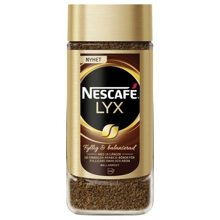 NESCAFÉ Kaffe Snabbkaffe Lyx Mellanrost 200g - Lyreco - Kök och servering - Kaffe och te - Instantkaffe