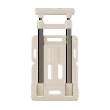 Hopfällbar pirra med hjul, 50 kg lastkapacitet, rostfri, korrosionsbeständig, hopfällbar vagn, portabel dolly, bagagevagn (FMY)