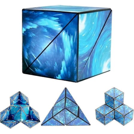 Magisk Kub, Magisk Pusselkub, Transformerande Kuber, Magisk Stjärnkub, 3D-Pussel Magiska Kuber, Speed Cube, Infinity Cube, Pussel Magisk Kub, För Barn