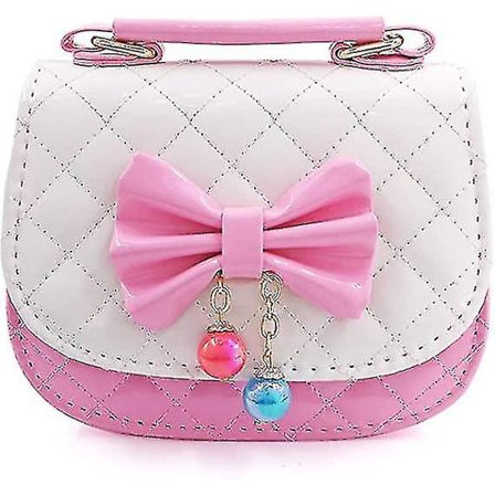 Søt Barneveske med Sløyfe Skulderveske Myntveske Jente Prinsesse Crossbody Trendy