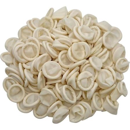 Medium Latex Finger Bed Anti-Statisk Gummi Fingerspissbeskyttelse F