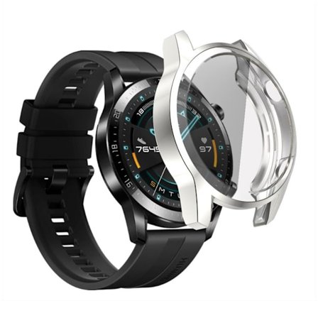 Huawei Watch GT 2 46mm galvaniseret etui - Sølv